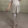 ست راحتی برگ استین کوتاه موکا سایز 1