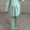 ست راحتی لک لک آستین بلند صورتی سایز 1