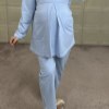 ست راحتی لک لک آستین بلند صورتی سایز 1