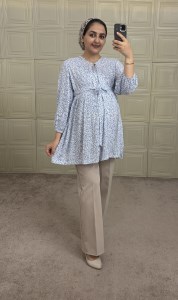 شومیز بارداری شیردهی گلی